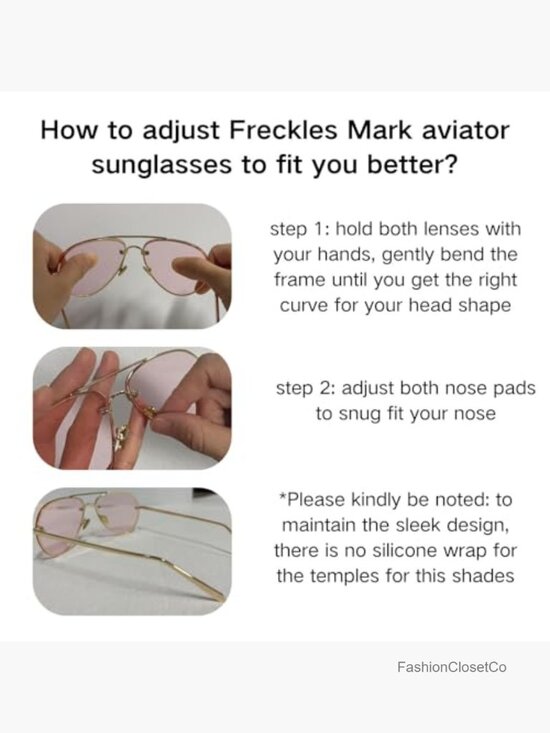 Oversized Aviator Sunglasses Vintage Retro Metal Frame Rimless UV400 main image 4